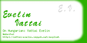 evelin vattai business card